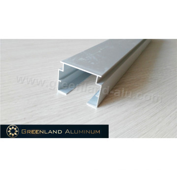Aluminium-Kopfschiene für vertikal blindes, klar eloxiertes Silber, dick und stabil